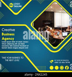 fully editable Social Media Post Design in vector  file Stock Vector