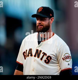 June 18, 2018: San Francisco Giants second baseman Joe Panik (12