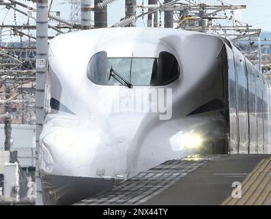 A JR Tokai N700S Shinkansen Train At Tokyo Station In Japan Stock Photo ...