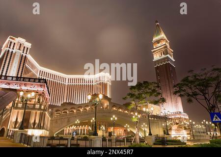 Venetian hotel & casino,Taipa island,Macau,China Stock Photo