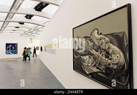 Ullens Center for Contemporary Art. Nº4 Jiuxianqiao Lu, in Dashanzi 798 Art District,Beijing, China Stock Photo