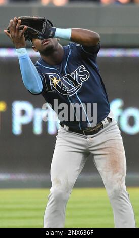 Kansas City Royals' Alex Gordon (4) frowns as Tampa Bay Rays
