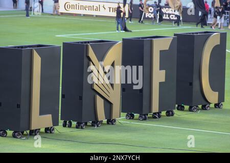 Los Angeles, CA, USA. 29th Apr, 2018. MLS 2018: Los Angeles Football Club  vs Seattle Sounders FC at BANC OF CALIFORNIA Stadium the LAFC in Los Angeles,  Ca on April 29, 2018.