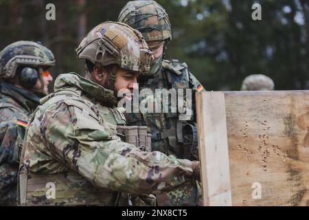 German soldiers assigned to Unteroffizierschule des Heeres toured the ...