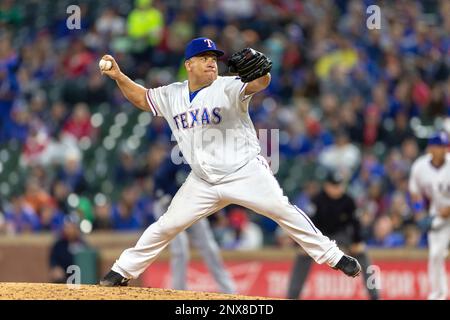 ARLINGTON, TX - APRIL 21: Texas Rangers First base Mike Napoli (5