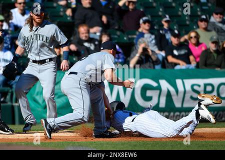 Chicago White Sox third baseman Jake Burger (30) celebrates a two-run home  run in the second inning during a MLB regular season game between the Chica  Stock Photo - Alamy