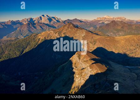 It is located at the center of a vast mountain pasture at the foot of Nuvolau (2,574 m) and dell'Averau (2,647 m) from which you can easily reach the Stock Photo