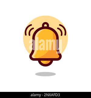 notification bell icon Stock Vector