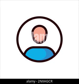 User profile information  vector icon . Stock Vector
