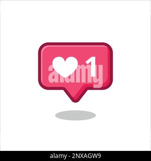 heart like icon Stock Vector