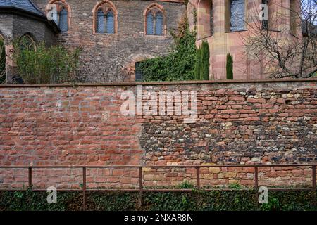 The church of St. Paul in Worms and monastery church of the Worms Dominican Convent, Worms, Rhineland-Palatinate, Germany, Europe. Stock Photo