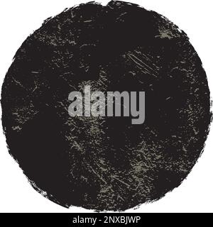 Background with a circle shape and grunge texture. Stock Vector
