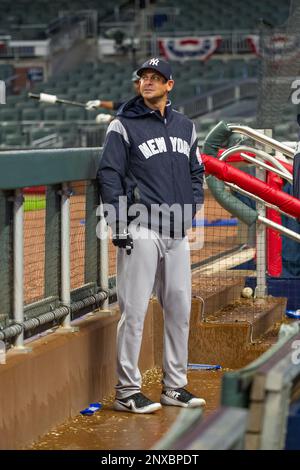 New York Yankees Aaron Judge (99) signs autographs before a spring training  baseball game against the Atlanta Braves on February 26, 2023 at George M.  Steinbrenner Field in Tampa, Florida. (Mike Janes/Four