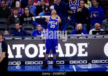 Joel Embiid of Philadelphia 76ers takes part in a training session in  preparation for the Shenzhen match of the NBA China Games in Shenzhen city,  sout Stock Photo - Alamy