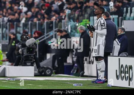 Juventus Team Enter On The Pitch During The Ea Sports Fc Italian 