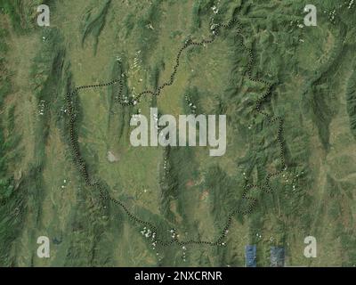 Phayao, province of Thailand. High resolution satellite map Stock Photo