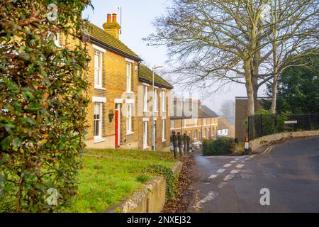 Houses in the windmill hill conservation area in Gravesend Kent Stock Photo