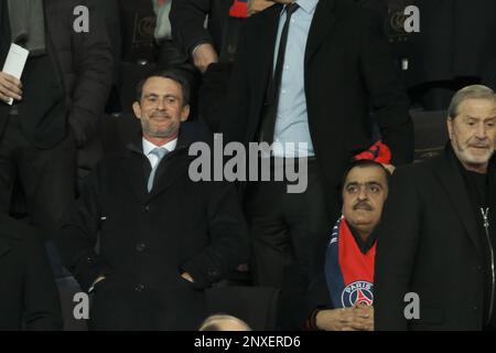 March 7, 2018 - Paris, Ile de France, France - the former French Prime Minister, DANIEL VALLS during the 8th finals of the Champions League match Paris SG against Real Madrid at the Parc des Princes Stadium in Paris - France..Real Madrid won 2-1 and qualifies for the quarter-finals (Credit Image: © Pierre Stevenin via ZUMA Wire) (Cal Sport Media via AP Images)