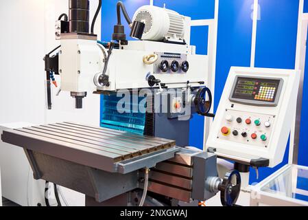 CNC modern universal milling machine Stock Photo