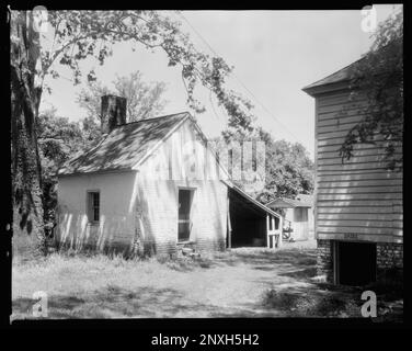 Tuckahoe, Goochland County, Virginia. Carnegie Survey of the Architecture of the South. United States  Virginia  Goochland County, Outbuildings. Stock Photo