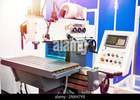 CNC modern universal milling machine Stock Photo