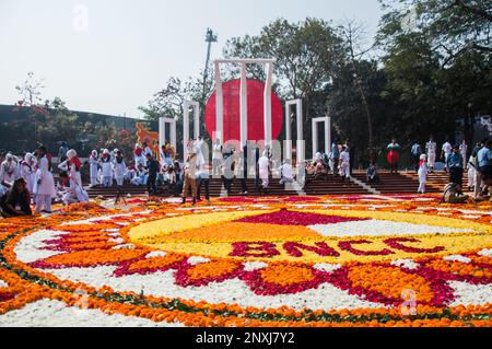 International mother language day event in Dhaka, Bangladesh. Stock Photo