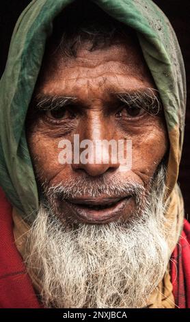 Portrait of an old Bengali man, Bangladesh, Asia Stock Photo - Alamy