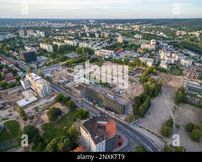 Old and Destroyed Zalgiris Stadium in Vilnius, Lithuania. Stock Photo