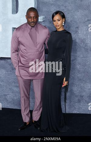 London, UK . 1 March, 2023 . Idris Elba and Sabrina Elba pictured at the World Premiere of Luther:The Fallen Sun held at the BFI IMAX Waterloo. Credit:  Alan D West/Alamy Live News Stock Photo