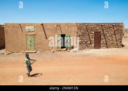 Mauritania, Ouadane, World Heritage village Stock Photo