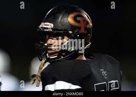 Erie Cathedral Prep Ramblers linebacker Jeffrey Bone (7) chases the action  during the 2017 high school football game against the against the Cleveland  Benedictine Bengals, Friday, Sept. 15, 2017 in Erie, Pa.