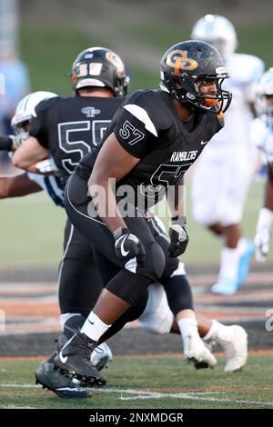 Erie Cathedral Prep Ramblers linebacker Jeffrey Bone (7) chases the action  during the 2017 high school football game against the against the Cleveland  Benedictine Bengals, Friday, Sept. 15, 2017 in Erie, Pa.