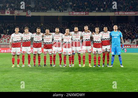 SSC Bari Team during the Italian Serie B match between Cesena FC vs SSC