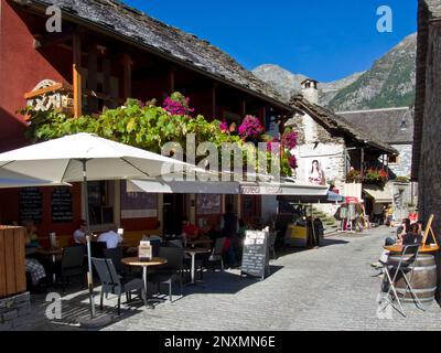 Switzerland, Canton Ticino, Sonogno, landscape Stock Photo