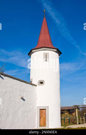 Wasserschloss Wyher, castle, Ettiswil, Switzerland Stock Photo