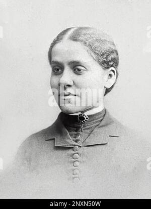 Portrait of Consuelo Clark-Stewart (1860-1910) as a medical student in Boston. She was the first Black American woman to practice medicine in Ohio. Cabinet card photograph by Amory Nelson Hardy, 2 January, 1884./n Stock Photo