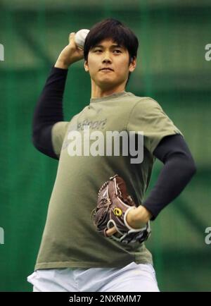 Shohei Ohtani (Angels), JANUARY 8, 2018 : Los Angeles Angels' new signing Shohei  Ohtani works out in Kamagaya, Chiba Prefecture on January 8, 2018. Credit:  Pasya/AFLO/Alamy Live News Stock Photo - Alamy