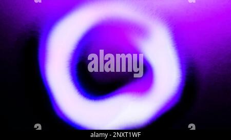 Dark background with a laser ring. Motion. Green and purple lines of laser beams that move in different directions in the animation. High quality 4k f Stock Photo