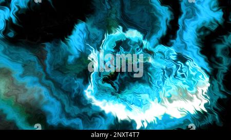 Blue and orange neon background. Motion. Light blowout spreading in different directions made in abstraction. High quality 4k footage Stock Photo