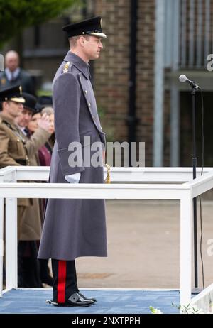Windsor UK March 1st 2023 The Prince Of Wales Colonel Of The Welsh windsor-uk-march-1st-2023-the-prince-of-wales-colonel-of-the-welsh