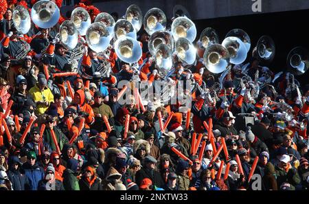 ANNAPOLIS, MD - DECEMBER 28: Virginia Cavaliers wide receiver Andre Levrone  (14) fumbles a pass during the Military Bowl football game between Navy and  Virginia at Navy - Marine Corps Memorial Stadium