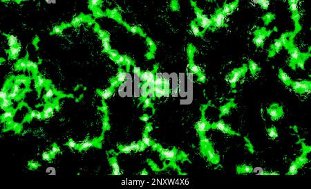 Microbes and worms background, biological abstract pattern. Design. Abstract moving worms under microscope Stock Photo