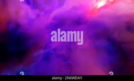 Abstract clouds of colorful smoke. Design. Spreading bright contrasting clouds with light flares Stock Photo