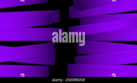 Pile of colorful stripes on a black background. Motion. Yellow wide lines looking like old skewed fence Stock Photo
