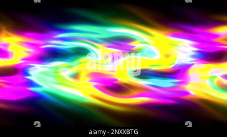 Abstract glow energy background with visual illusion and wave effects. Motion. Twisted rainbow color lights Stock Photo