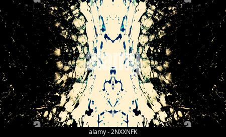 Blinking glowing lines creating effect of way or tunnel. Design. Technological background Stock Photo