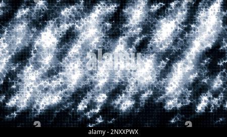 Shimmering wave like motion of particles. Motion. Glittering rippling shiny sequins Stock Photo