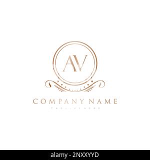initial logo With Colorful Circle template vector Stock Vector