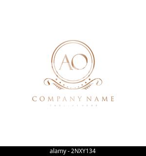 initial logo With Colorful Circle template vector Stock Vector