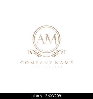 initial logo With Colorful Circle template vector Stock Vector